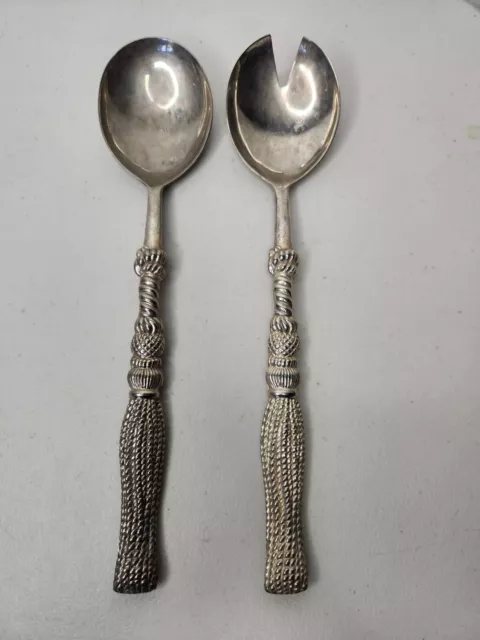 Vintage Silea Silverplate 2 pc serving set Salad/Spoon-France