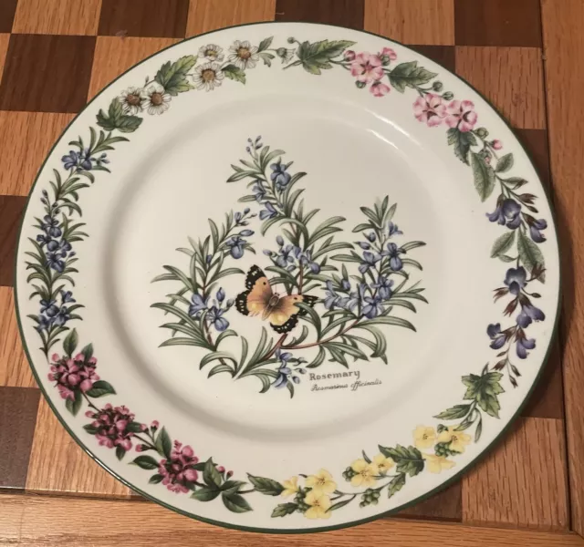 Royal Worcester —Worcester Herbs Dinner Plate New