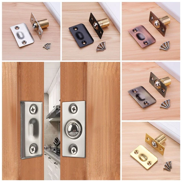Wardrobe Spring Lock DOOR SPRING BALL Latches Door Lock Buckle Wardrobe Stopper Cabinet ...