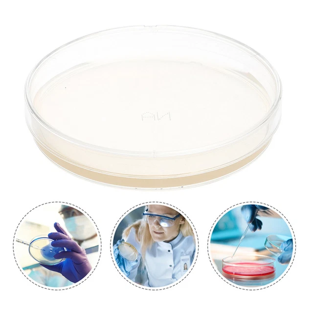 10pcs Prepoured Agar Plates Petri Dishes with Agar Science Experiment Supplies