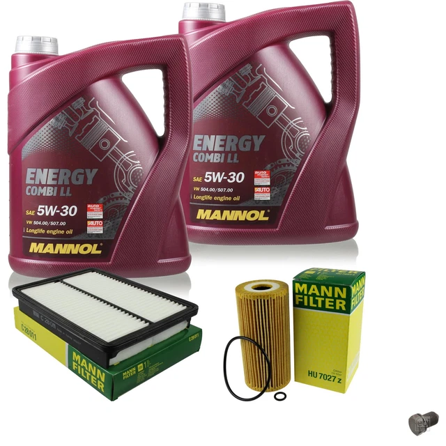 Mann - Controllo Set 10 L mannol Energy Combi Ll 5W-30 per Hyundai