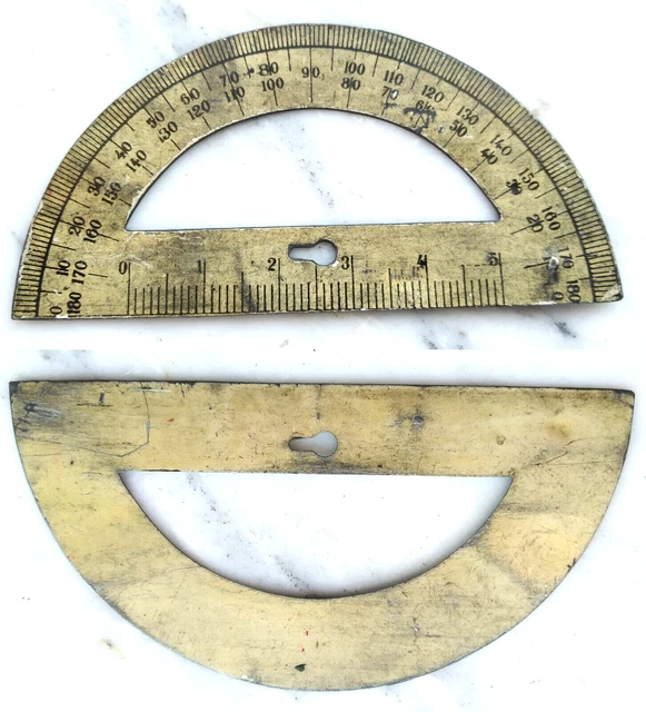 Set Di 4 Righelli Geometrici In Alluminio: Goniometro, Righello E Squadre Da 15 Cm, Per Studenti, Ingegneri E Disegnatori
