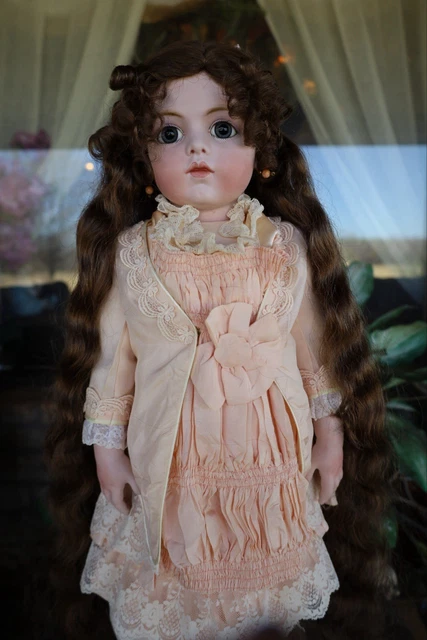 Perruque Vintage Pour Poupée Ancienne - Idéale Pour Poupée Bru, Jumeau, Steiner