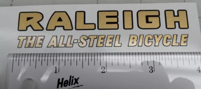 Raleigh The All-Steel Bicycle decal