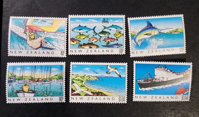 N. Zealand  1989 Heritage The Sea set MUH  E14