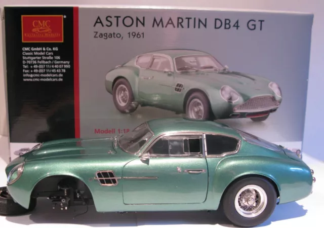 CMC 1/18 M-132 1961 Aston Martin DB4 GT Zagato Requires Attention READ CONDITION