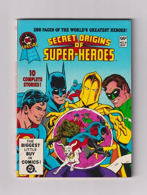 DC Special Blue Ribbon Digest #9 (1981) VF+ 8.5 Secret Origins of Superheroes