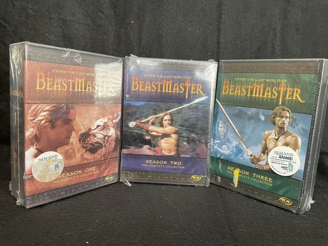 BEASTMASTER 1-3 (1999-2002) komplette Beast Master TV-Serie Staffel