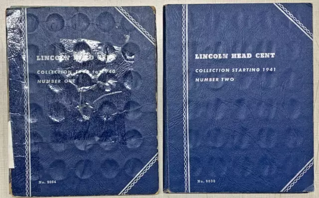 1909-1976 Lincoln Wheat Cent Almost Complete Set-Whitman Coin Folder (D)