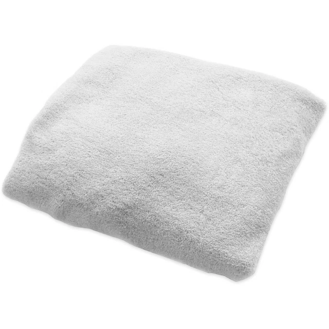 Terry Changing Pad Cover, White Poly