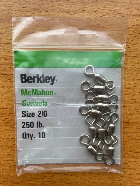 thumbnail image 2 of Berkley McMahon Barrel Swivels – Fishing Swivels For Tackle Rigging – Made In China 2 of 6