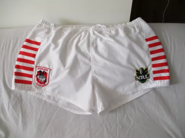 St George Illawarra Dragons Isc Vintage Nrl Rugby League Shorts Size 3Xl