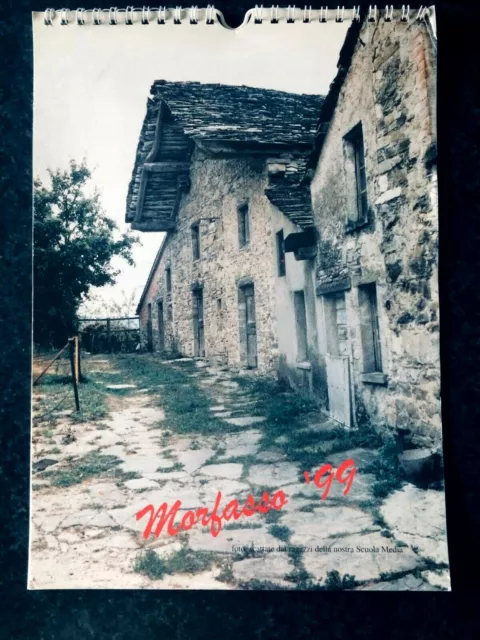 🌈Raro Calendario 1999 Morfasso Piacenza Salino Sperongia Olza Gariboia👀Modico