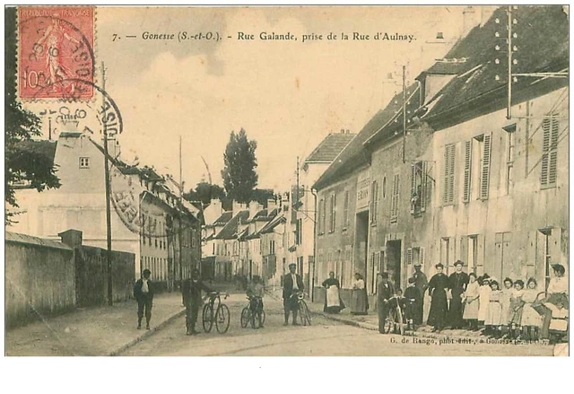 95.GONESSE.n°17787.RUE GALANDE,PRISE DE LA RUE D'AULNAY.PLIE