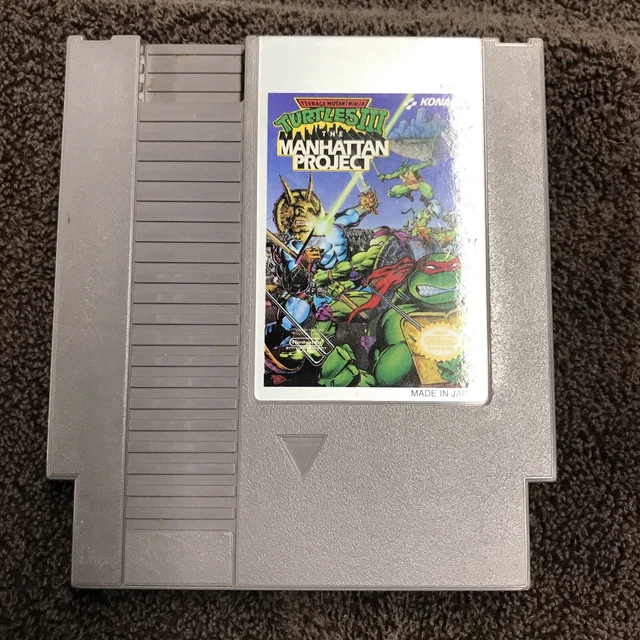 TEENAGE MUTANT NINJA Turtles III The Manhattan Project (Nintendo