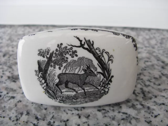 BOUCHON DE CARAFE RECTANGULAIRE VILLEROY & BOCH  Décor ARTEMIS  CHASSE