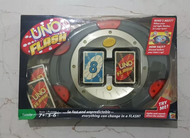 JEU DE CARTES Electronique Mattel Uno Flash - Tout Neuf EUR 49,99 -  PicClick FR