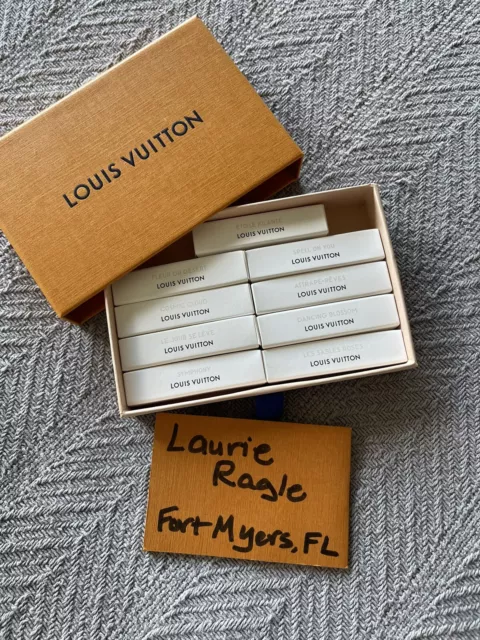 LOUIS VUITTON PERFUME Samples Boxed Selection of 10 £100.00