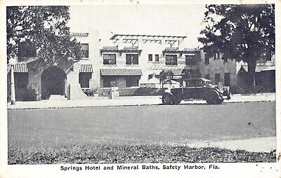 FL 1931 Florida Springs Hotel Mineral Baths Safety Harbor, FLA - Pinellas County