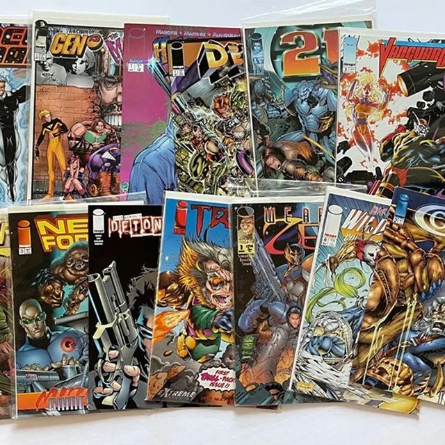 Image Comic Book Mixed Lot 13 Comics Gen 13 Hazard Vanguard Troll Weapon Zero