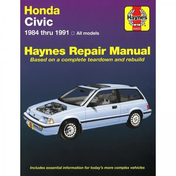 Honda Civic 1984-1991 Werkstatthandbuch Haynes