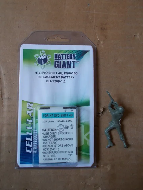 NEW HTC EVO Shift Replacement Battery Giant BLI-1209-1.2  *FREE SHIPPING*