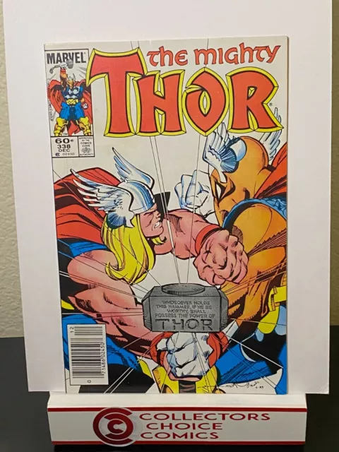 Thor #338 VF/NM Newsstand Ed - 2nd Beta Ray Bill Appearance (1983) Marvel