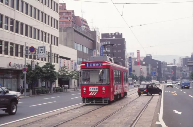 altes DIA Straßenbahn Nagasaki Japan 1991 Tram agü-M6-18