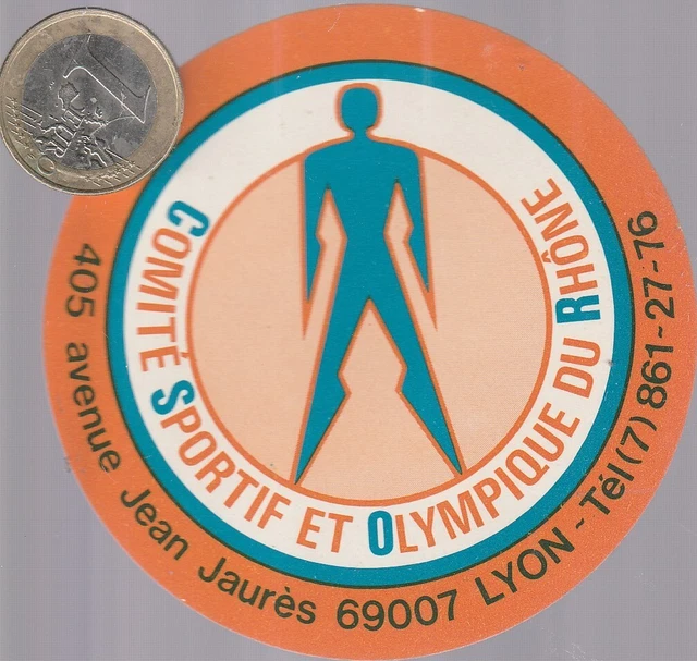 AUTOCOLLANT STICKER VINTAGE Vittel Fournisseur Officiel Du Comité Olympique Fr.. EUR 4,99 - FR