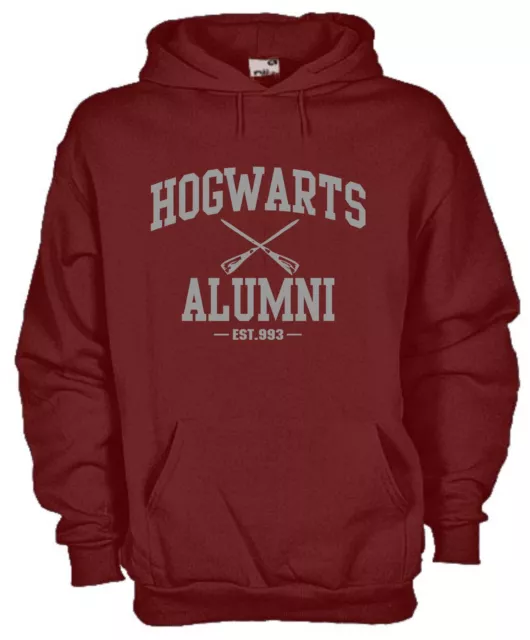 Felpa Movie hoodie KJ636 Hogwarts Alumni Est .993 Inspired Harry Potter Movie