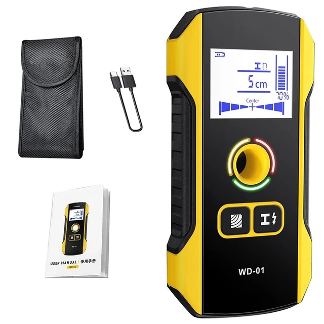 Muro Rilevatore Scanner Cavo Rilevatore Trova Metalli 203 98 45.5mm AC 50mm