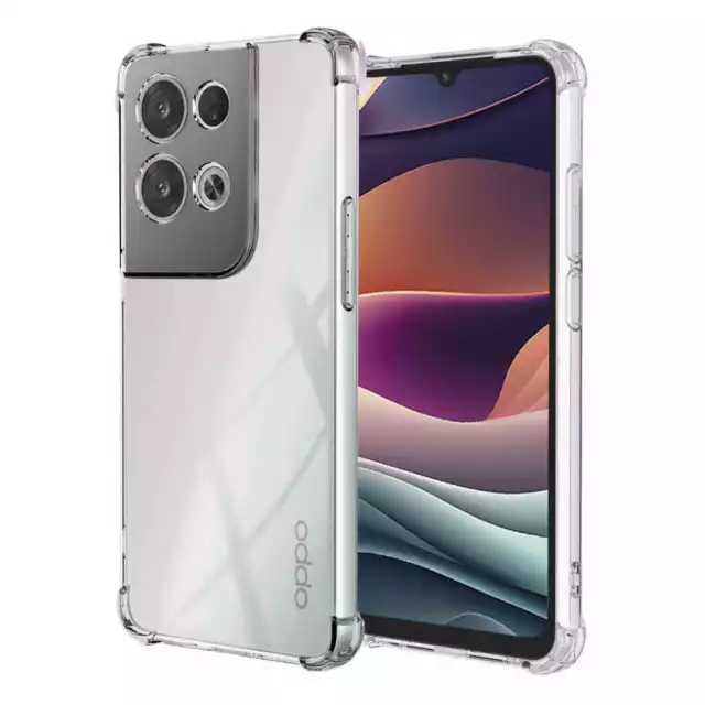 TPU Schutz Hulle Verstarkten Ecken Stossfeste Klar fur Oppo Reno 8 Pro 5G