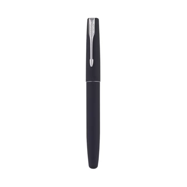 Stylo plume rechargeable Parker Frontier noir mat CT classique luxe pour cadeau