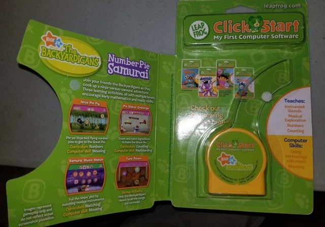 LEAPFROG CLICK START | Nick Jr. The Backyardigans Number Pie Samurai ...