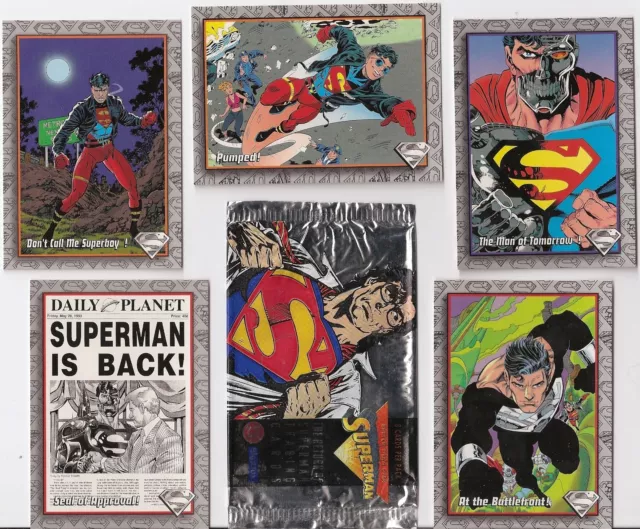 Return of Superman Trading Card Set Skybox 1993 - DC Comics