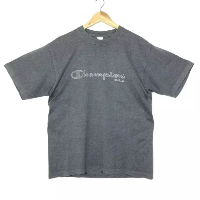 Tee Shirt Sportswear Vintage 90’s Champion U.S.A. (Single Stitch)