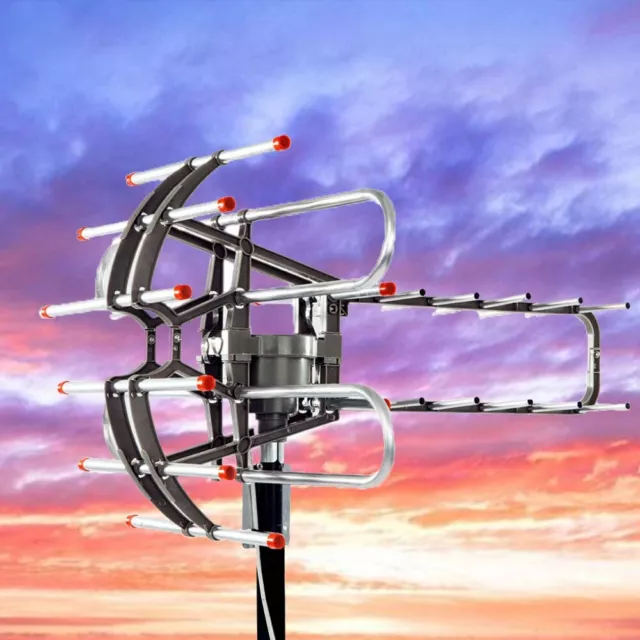 990Miles Long Range TV HD Digital Antenna HDTV Outdoor Antenna 4K 1080P UHF/VHF