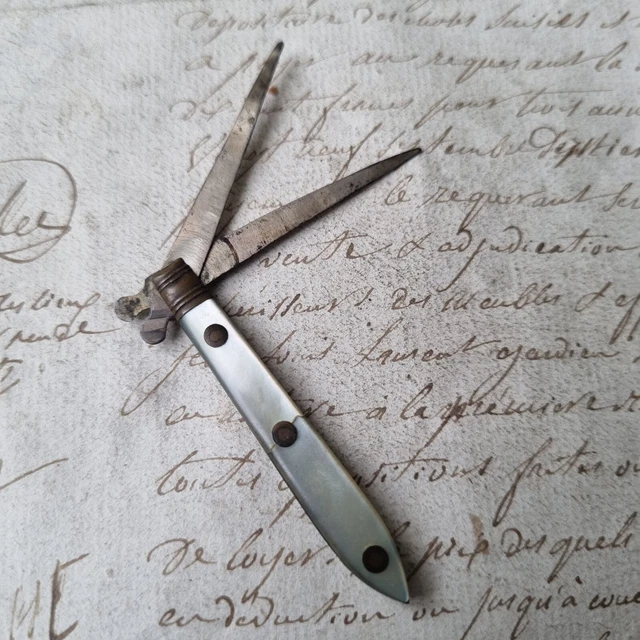 COUTEAU DE POCHE / Canif Ancien Allemand Ww2 EUR 50,00 - FR