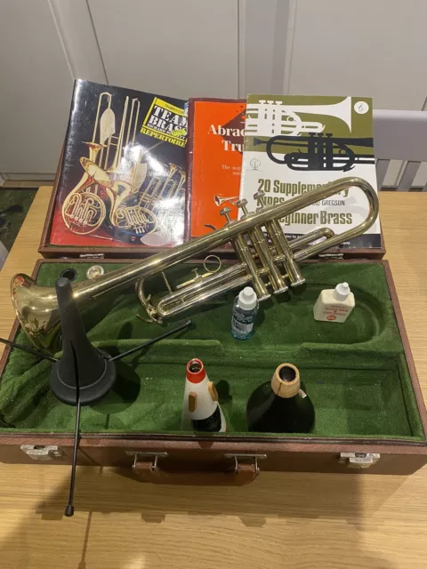 Brass B&M Champion Trumpet With Extras