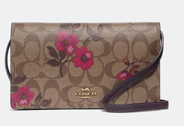 Hayden foldover crossbody deals clutch with floral tooling