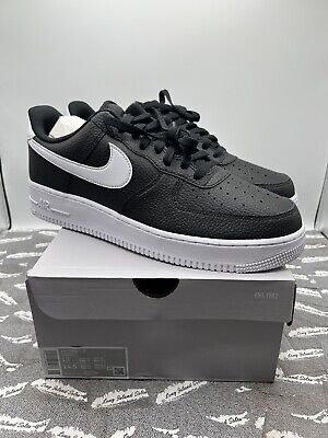 Nike Air Force 1 '07 Low 'Black White' Leather Shoes Men's Size 13 CT2302-002