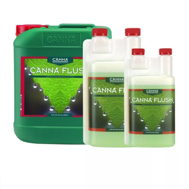 Canna Flush 250ml 1L 5L Clears Excess Nutrients Hydroponic