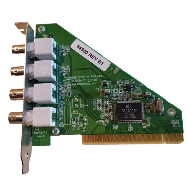 PCI Video Card - Hauppauge Computer Works - 64900 LF Rev B1 649000-02 LF -In Box