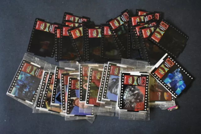 Bundle X 40 Batman & Robin Movie Clip Tazos - Complete Set 40/40 - Vgc