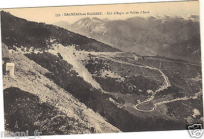 65 - cpa - BAGNERES DE BIGORRE - Col d'Aspin et la vallée d'Aure ( i 4673)