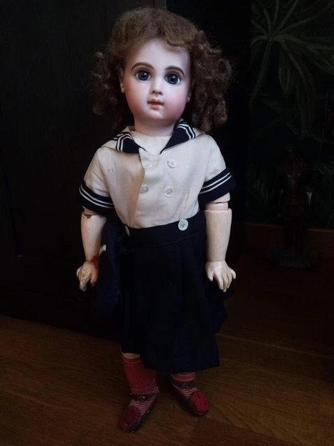 Poupée Ancienne Jumeau, Bouche Fermée, Modèle DEP, Pièce De Collection