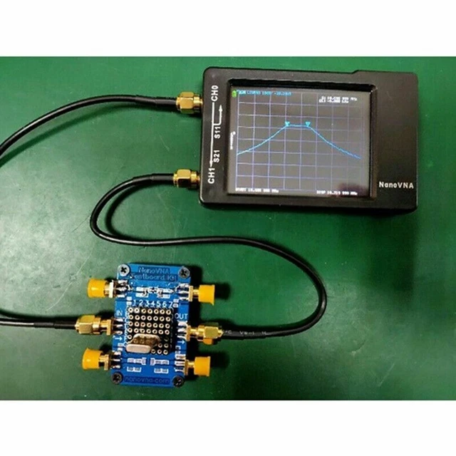Scheda demo NanoVNA Testboard facile da usare per test e analisi efficienti
