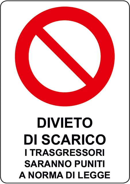 Cartelli Stradali Divieto Di Transito A Tutti I Veicoli A Motore Eccezione Ciclomotori Alluminio