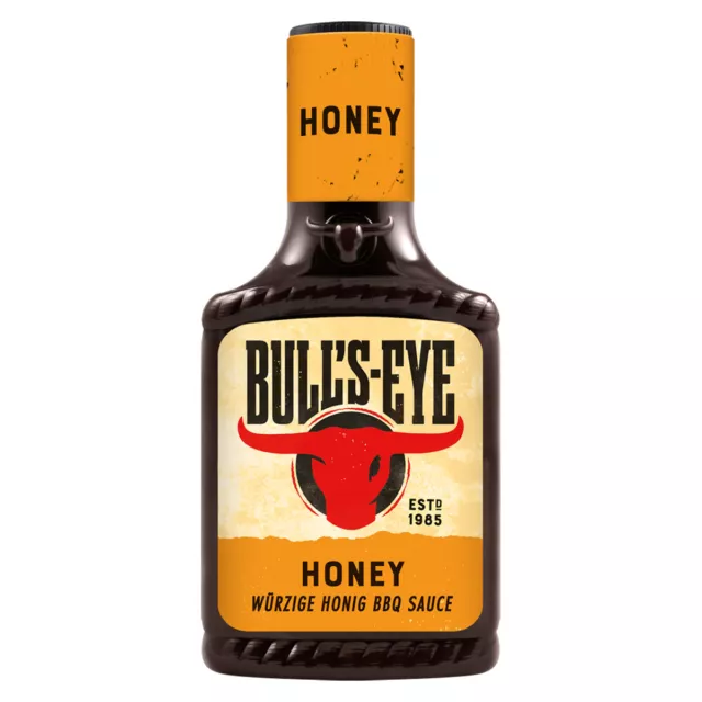 Bulls Eye Honey BBQ Sauce Barbecue Avec Douceâtre Smoky Goût 300ml