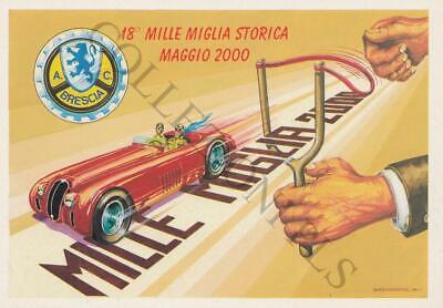 cartolina/Postcard 18a Mille Miglia storica 2000 Aldo Brovarone 